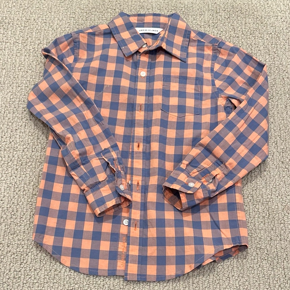 5T Janie and Jack button down shirt